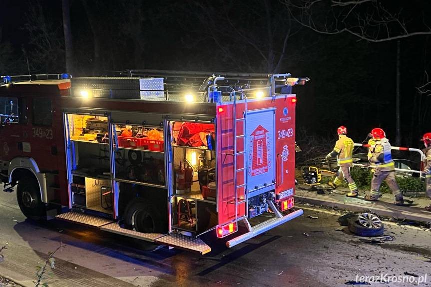 Wypadek w Iwoniczu na Długiej