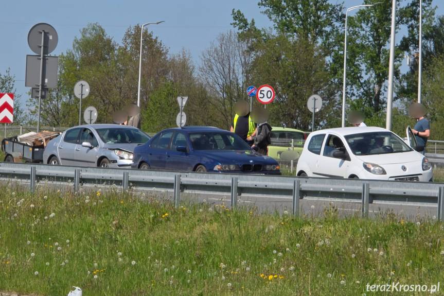 Krosno. Zderzenie czterech samochodów