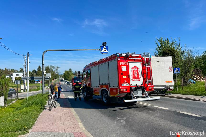 Potrącenie pieszej w Miejscu Piastowym