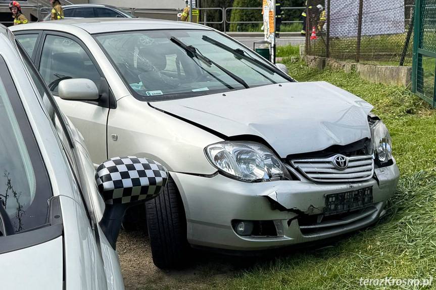 Zderzenie czterech samochodów w Szebniach