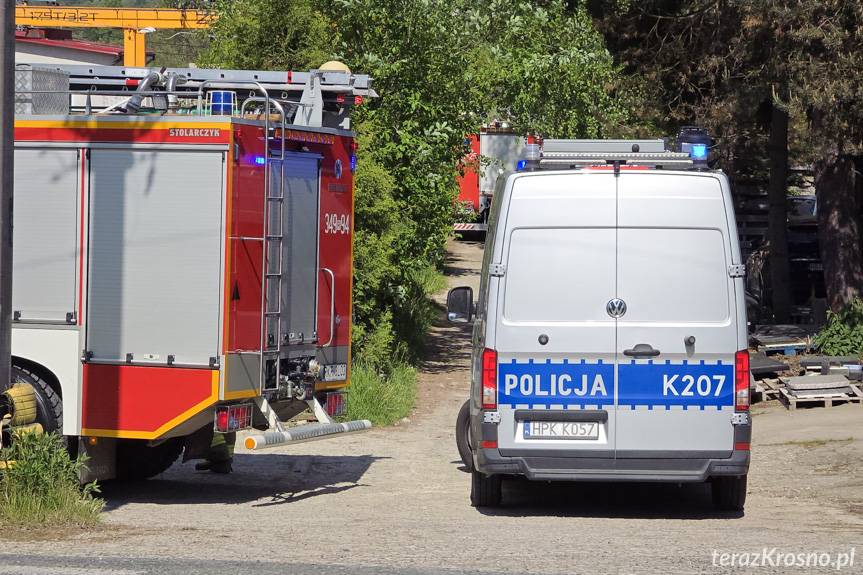 Ustrobna. Tragiczny wypadek podczas prac
