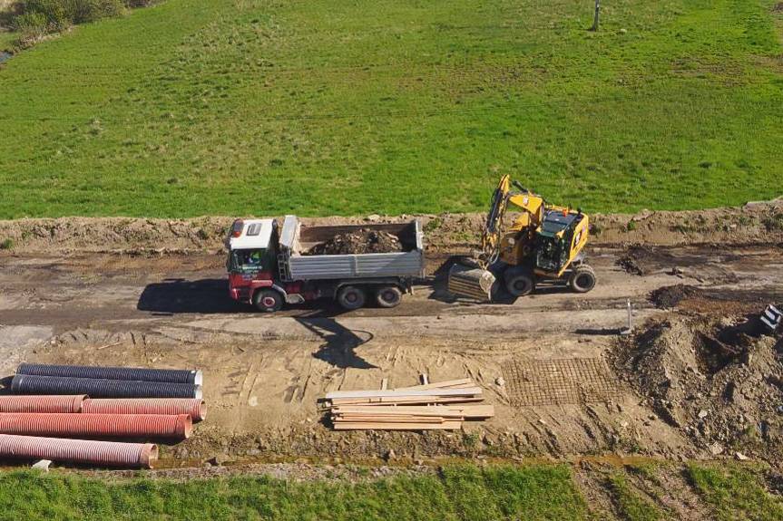 Trwają prace na trasie Rogi - Iwonicz. Koniec prac coraz bliżej