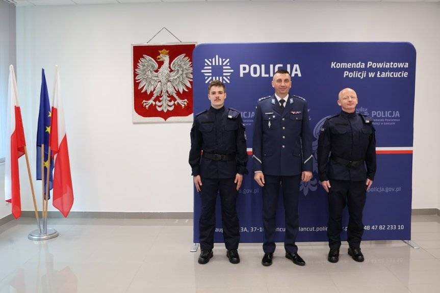 Nowo przyjęci policjanci złożyli ślubowanie
