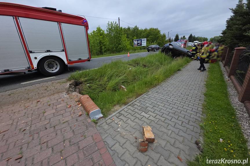Wypadek na Rzeszowskiej w Krośnie