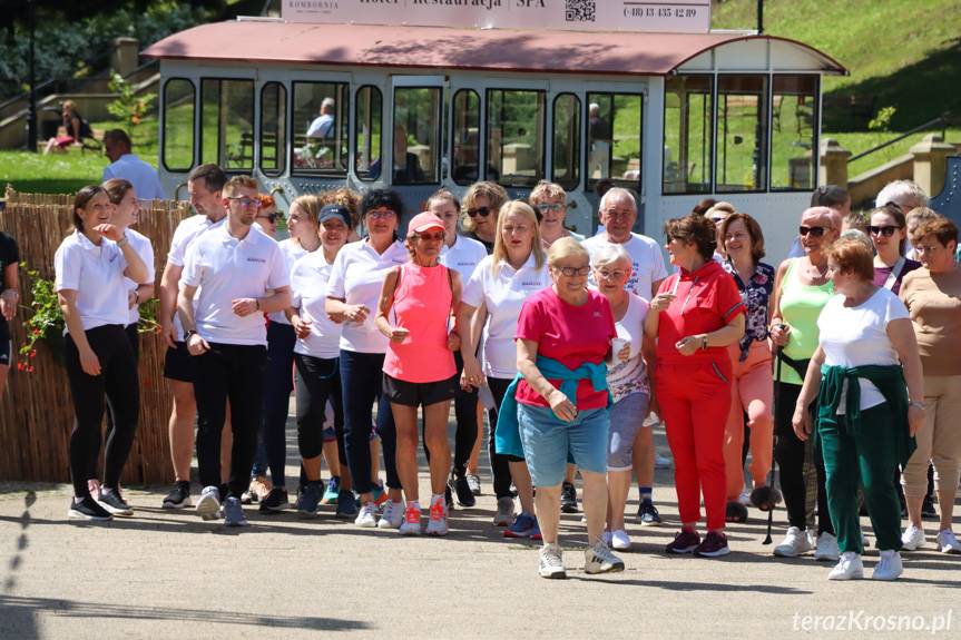Iwonicz-Zdrój. Bieg po zdrowie z Sanvitu do Pijalni Wód Mineralnych z mistrzynią Renatą Grabską