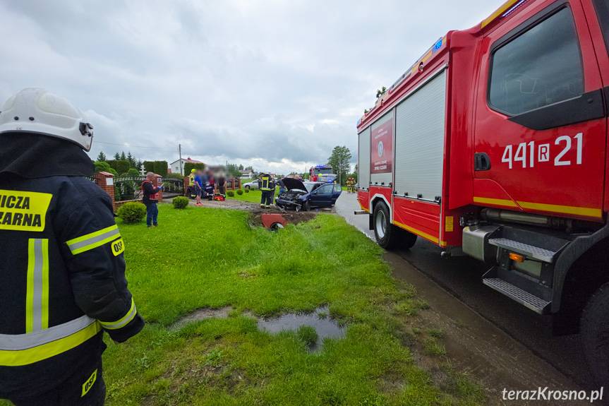 Uderzyła w betonowy przepust