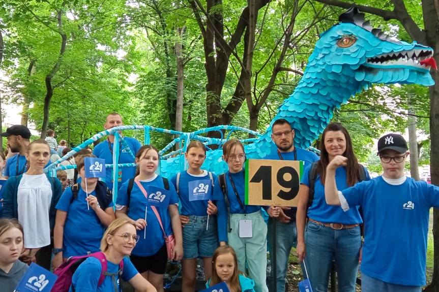 Smok z Niebieskiej 21 zachwycił w Krakowie