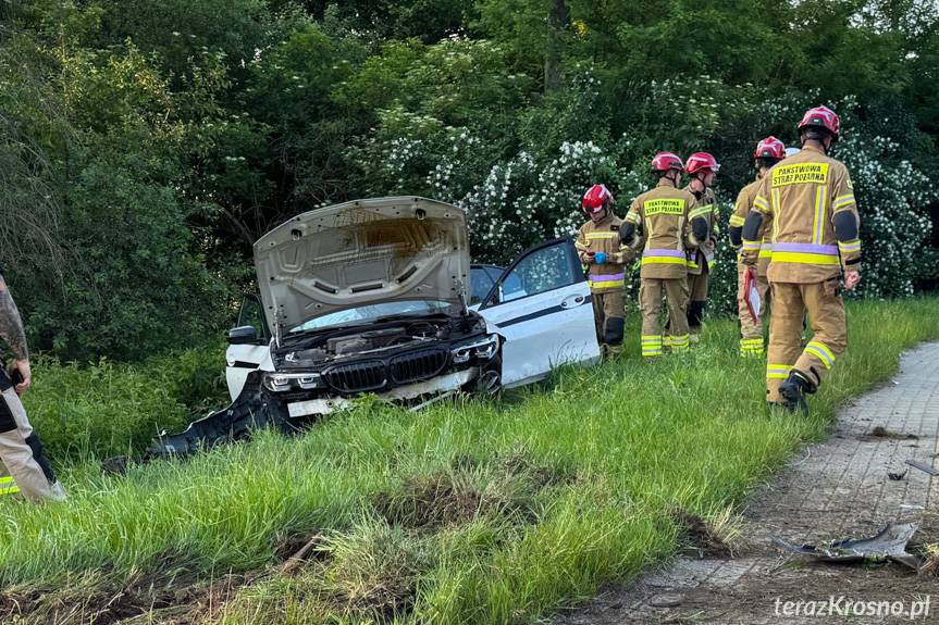 Kolizja na Bieszczadzkiej w Krośnie