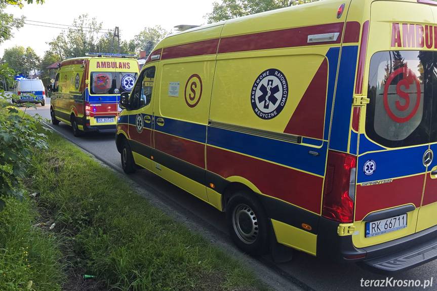 Jaszczew. We dwoje jechali hulajnogą elektryczną, przewrócili się