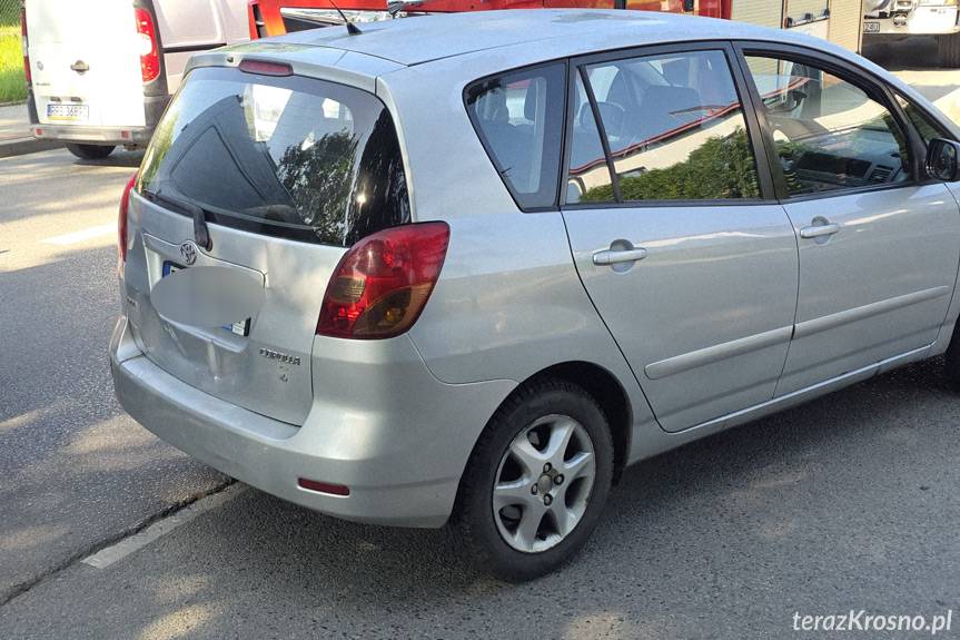 Zderzenie dwóch samochodów w Krośnie