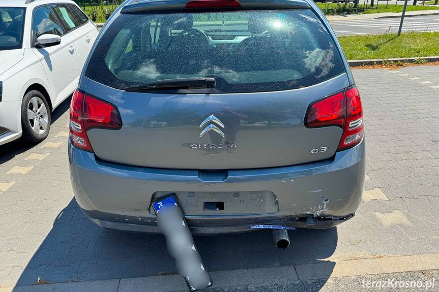 Stłuczka na skrzyżowaniu w Krośnie