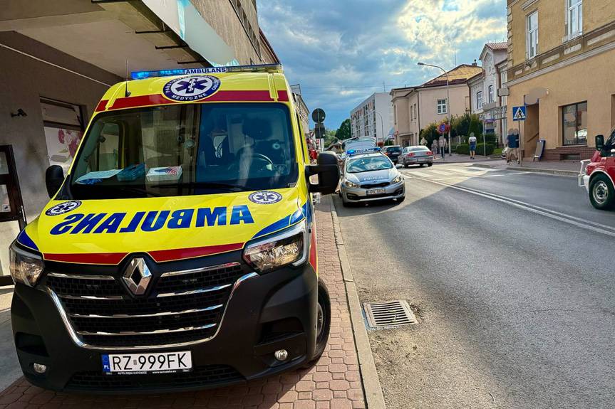 Potrącenie pieszego na przejściu dla pieszych