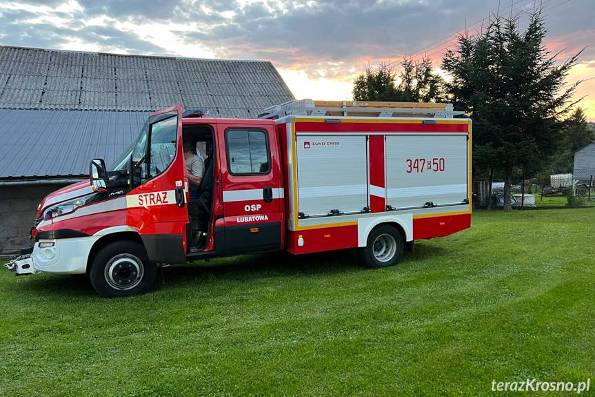 Mężczyzna przejechany przez traktor w Lubatowej