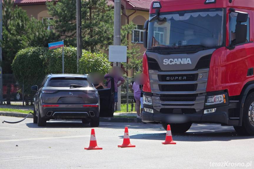 Łężany. Zderzenie trzech samochodów