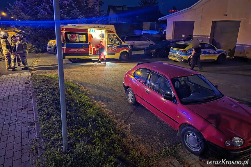 Rymanów. Zderzenie samochodu z motocyklistą