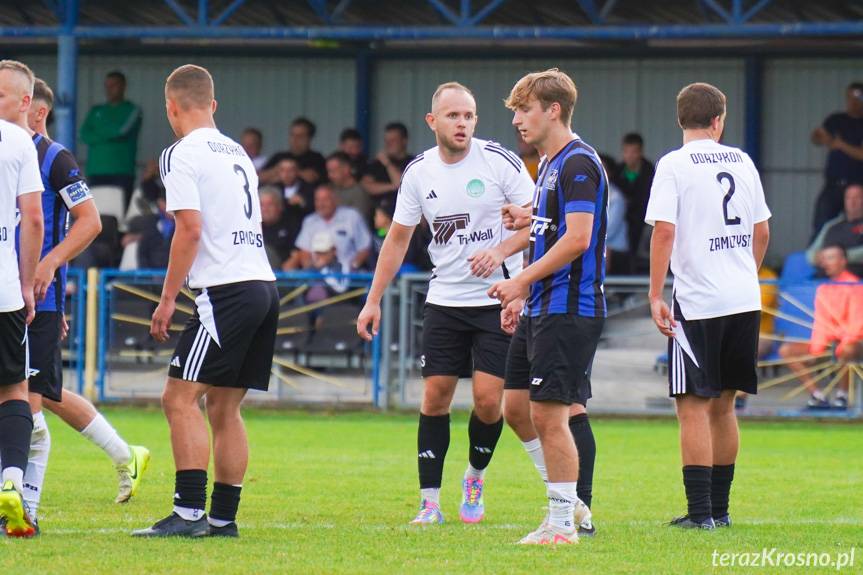 Emocjonujące spotkanie w Jedliczu - trzy czerwone kartki i zwycięstwo Nafty [ZDJĘCIA]