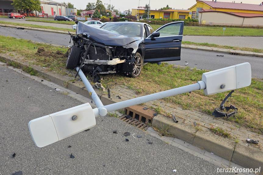 Poważny wypadek w Krośnie