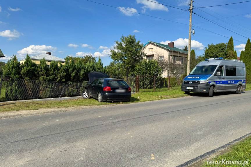 Groźna kolizja w Krośnie. 19-latek trafił do szpitala
