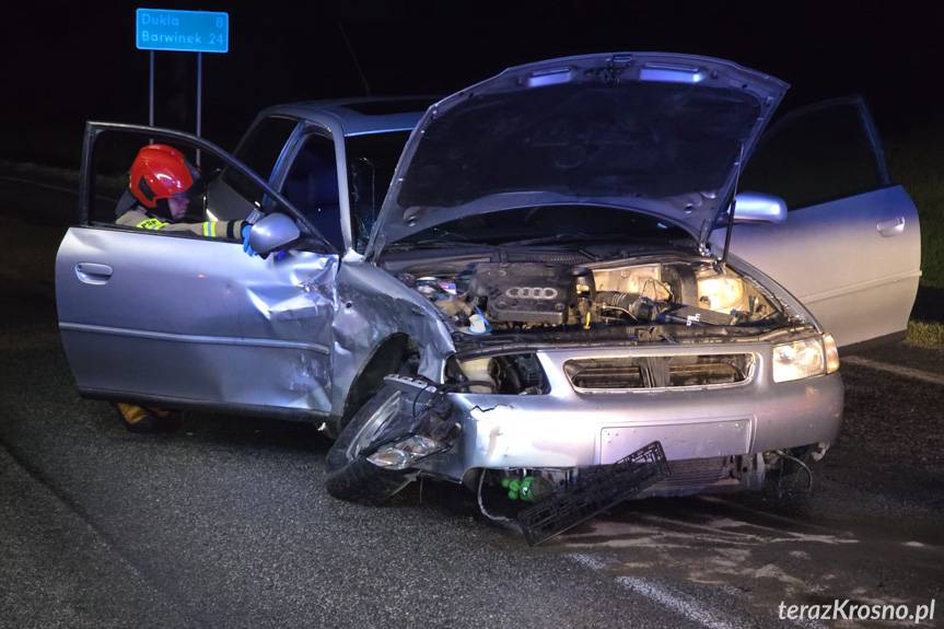 Wypadek w Rogach. 5 osób w szpitalu