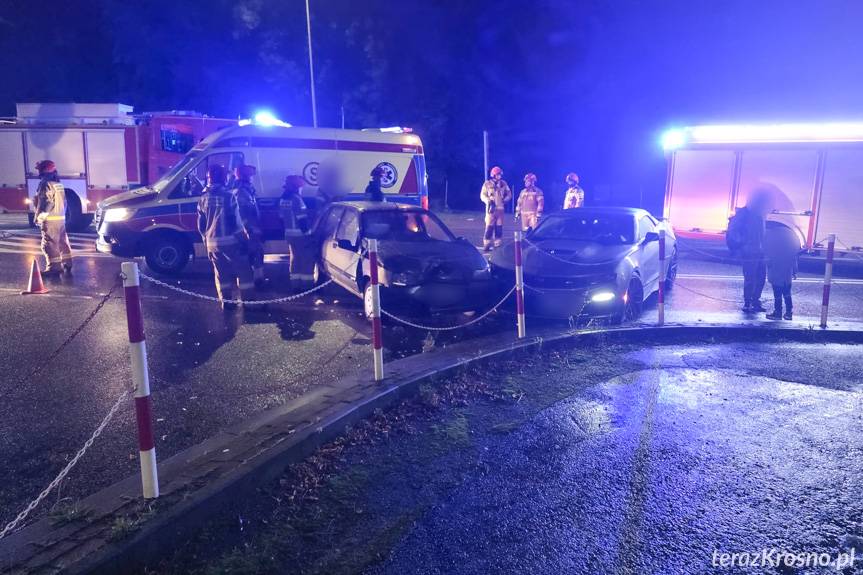 Zdarzenie drogowe w Krośnie