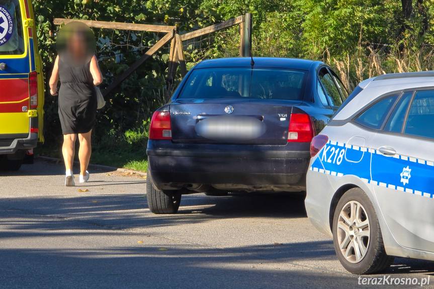 Zderzenie rowerzysty z samochodem