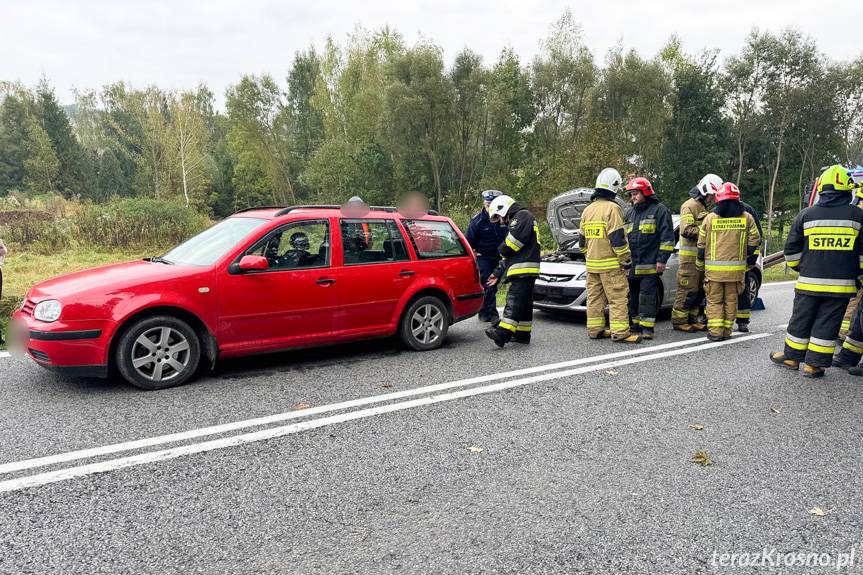Poranny wypadek w powiecie jasielskim