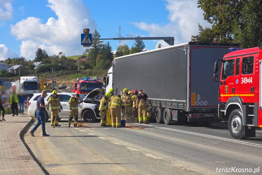 Zderzenie w Zboiskach na DK19