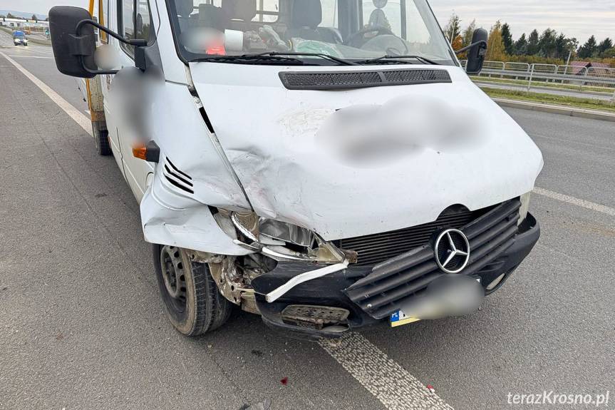 Krosno. Stłuczka dwóch samochodów