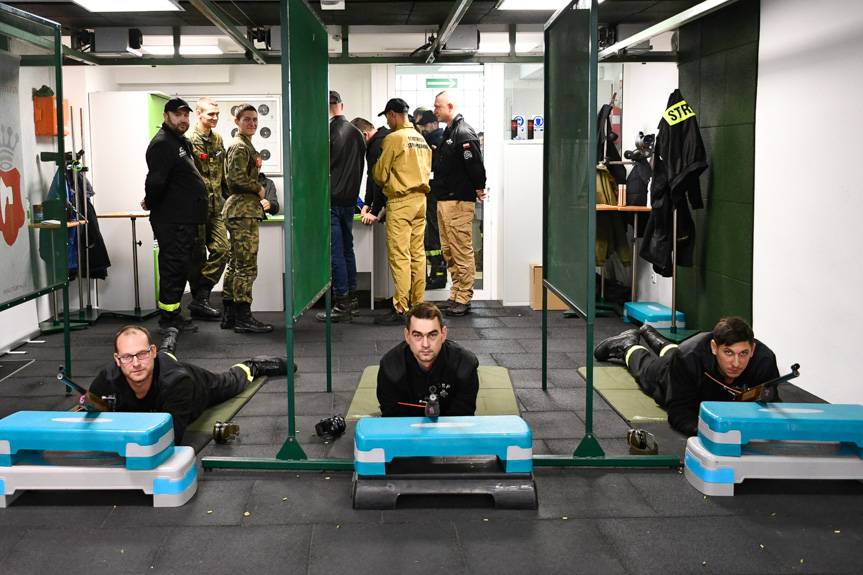 Strażacy z Gminy Rymanów rywalizowali na strzelnicy