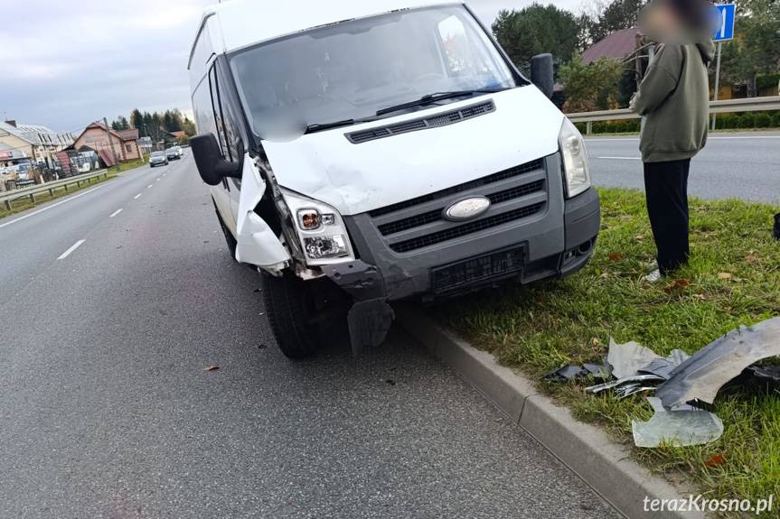 Czwartkowa kolizja w Krośnie