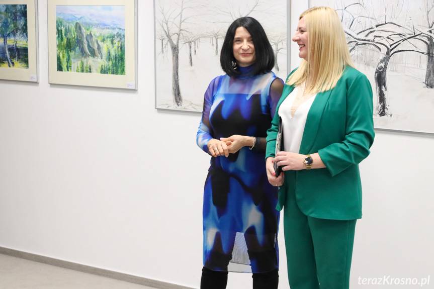 W związku z naturą. Wystawa malarstwa Renaty Pelczar w Krościenku Wyżnym [ZDJĘCIA]