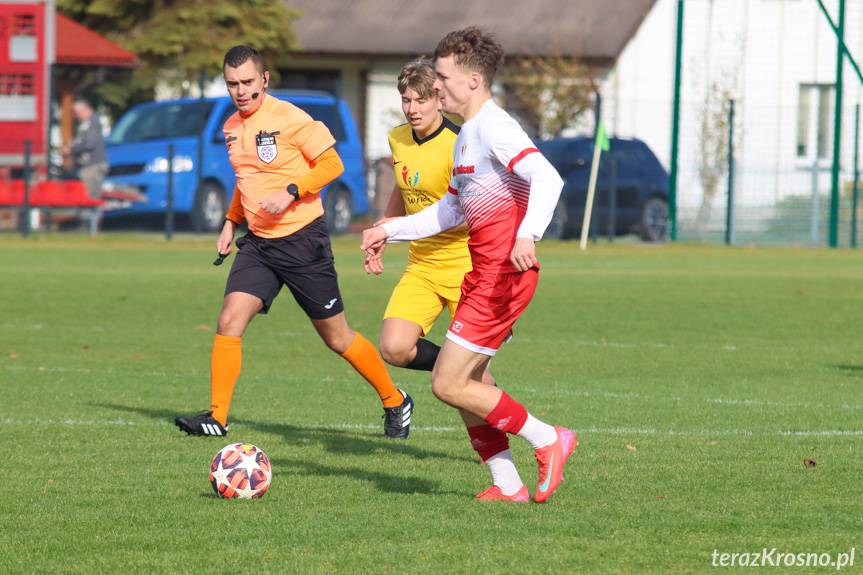 Karpaty Klimkówka - Wiki Sanok. Emocjonująca końcówka i wyszarpany punkt gospodarzy [ZDJĘCIA]