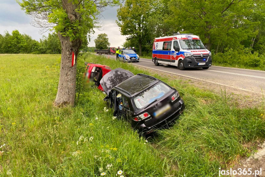 Wypadek w Pielgrzymce, jedna osoba poszkodowana