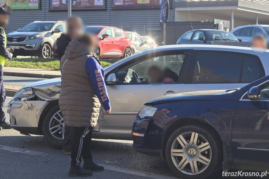 Stłuczka dwóch Volkswagenów 