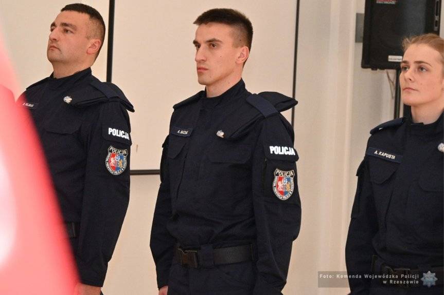 Podkarpacka Policja powitała nowych stróżów prawa