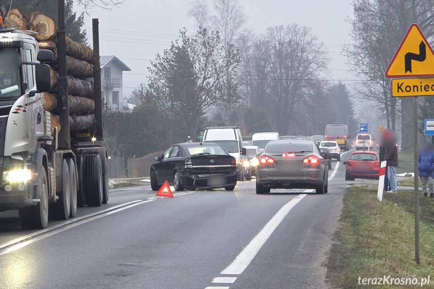 Potok. Zderzenie trzech samochodów
