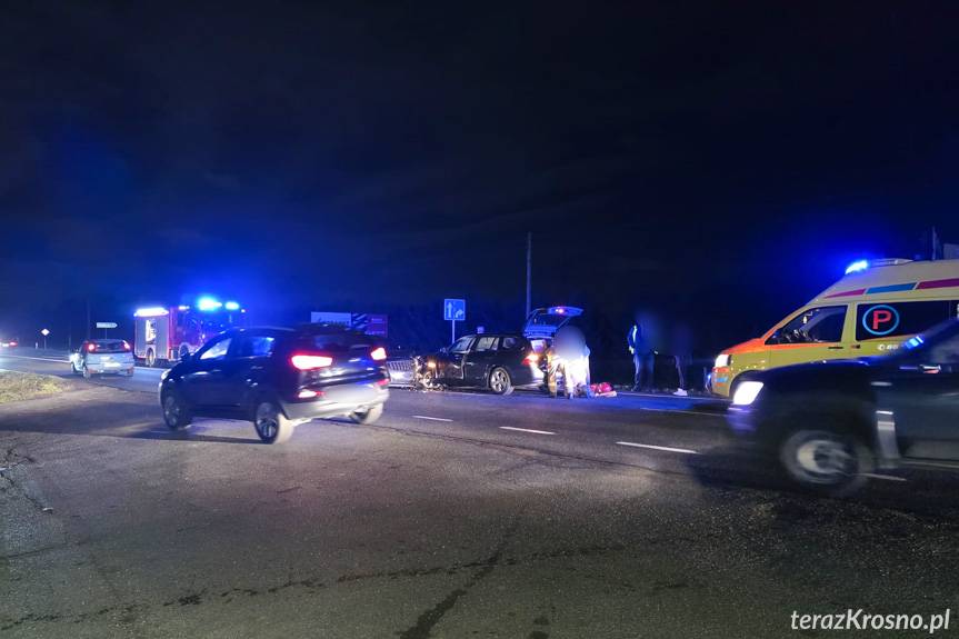 Potok. Zderzenie samochodów