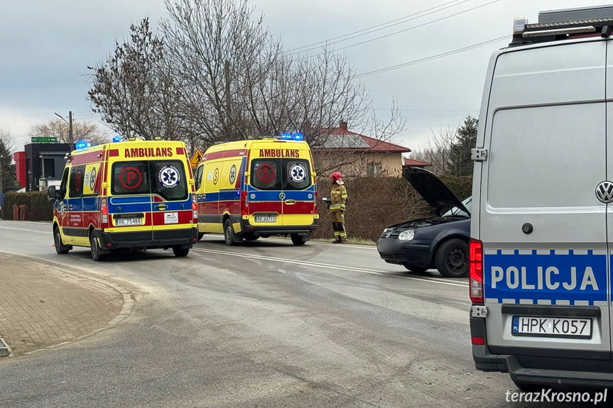 Wypadek w Łężanach