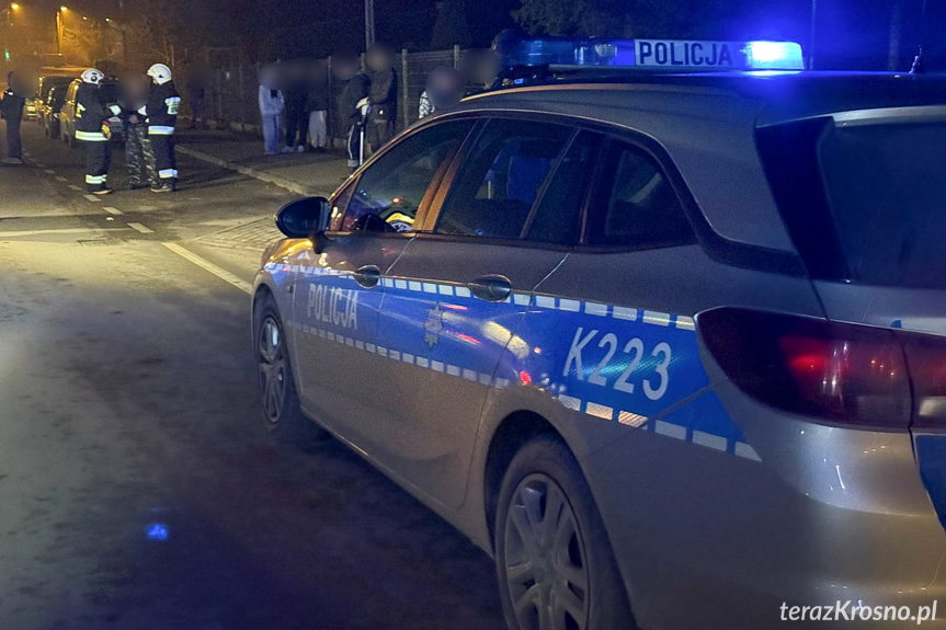 Kolizja trzech samochodów w Głębokiem