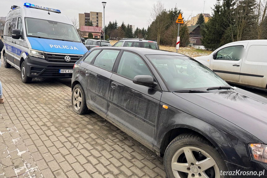 Kolizja na skrzyżowaniu w Krośnie