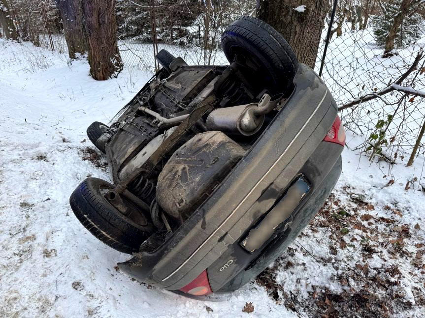 Krościenko Wyżne. Straciła panowanie nad autem