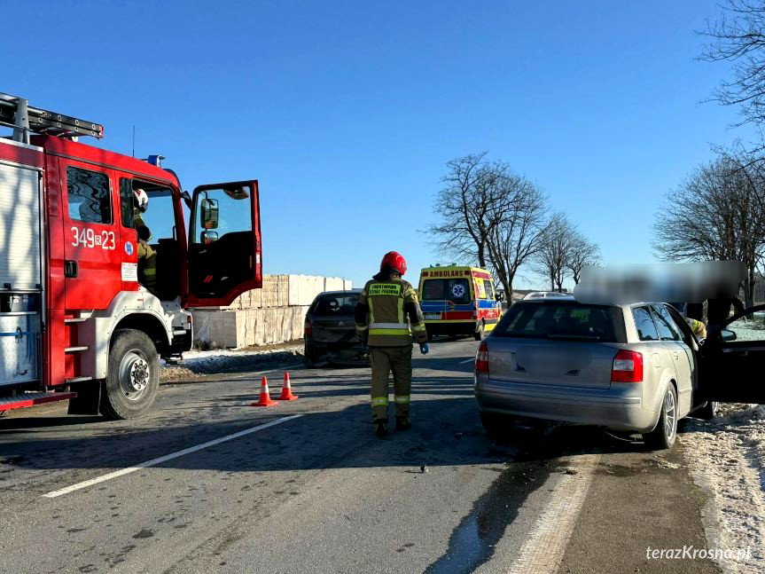 Kolizja na DK28 między Iwoniczem a Klimkówką