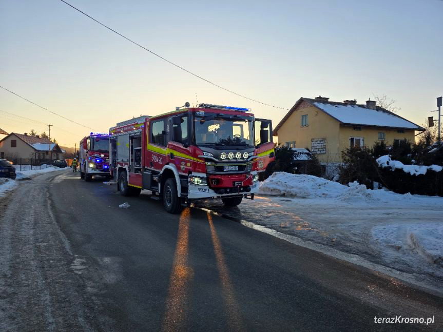 Bratkówka. Pożar w domu