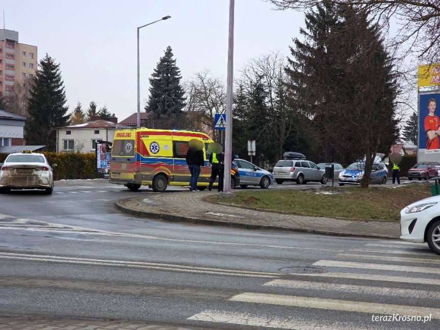 Kolizja z udziałem policyjnego radiowozu w Krośnie