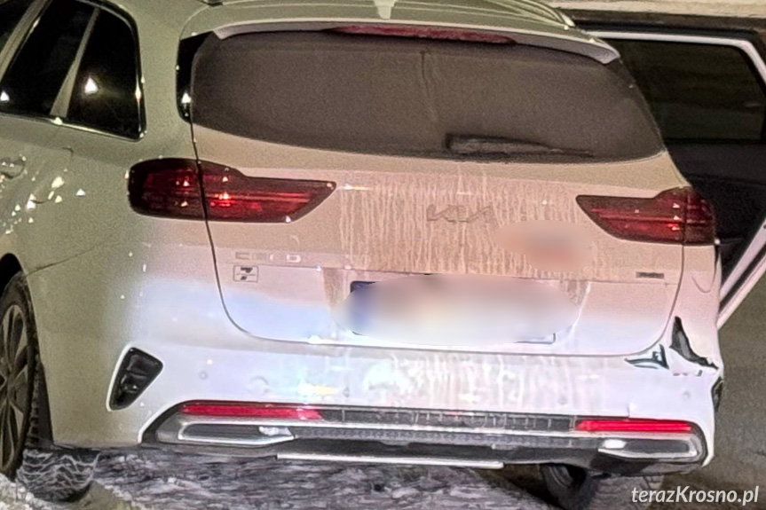 Zderzenie Audi i Kii na DK28