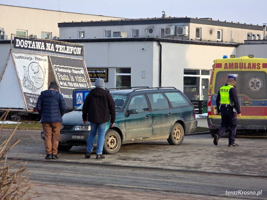 Potrącenie pieszego w Krośnie