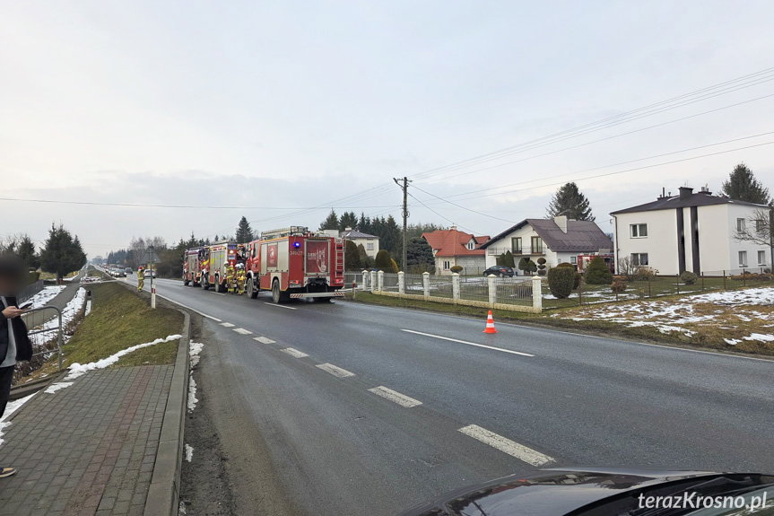 Bajdy. Pożar garażu