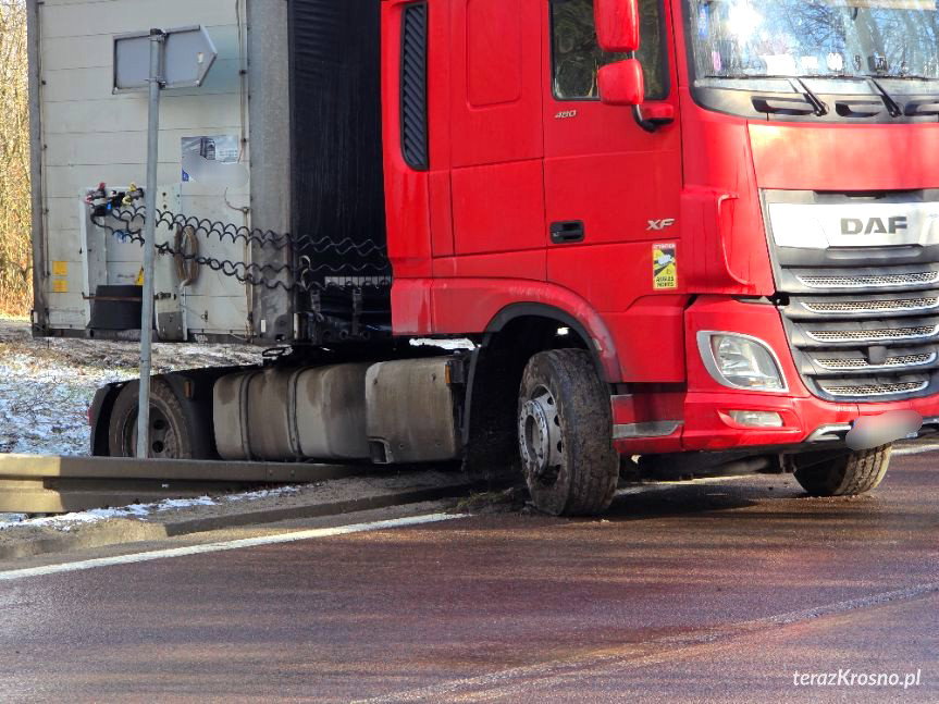 Kolizja na DK19 w Woli Komborskiej