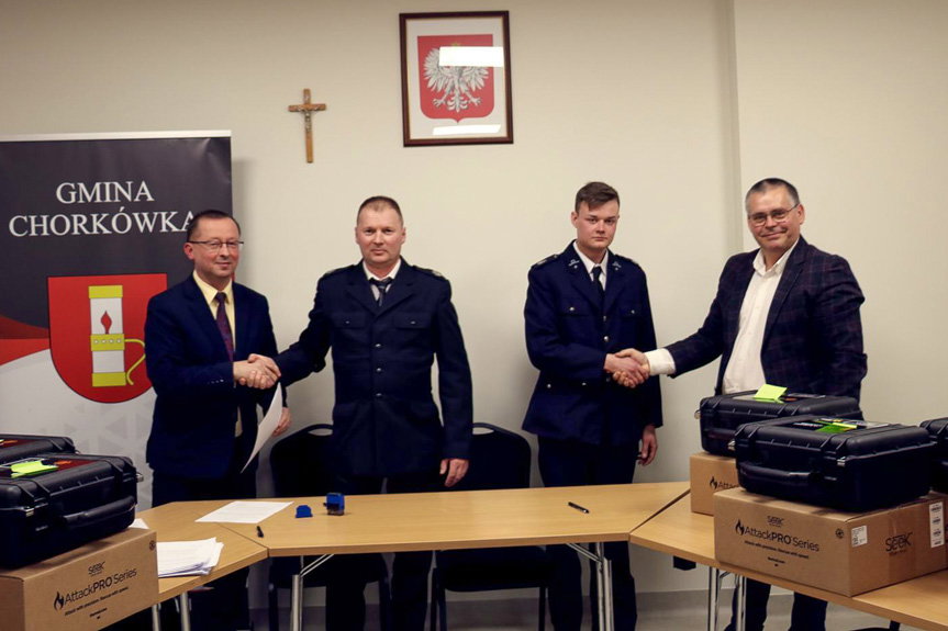 Nowy sprzęt dla strażaków z gminy Chorkówka