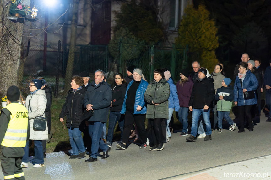 Przeszli Drogę Krzyżową z Żeglec do Leśniówki